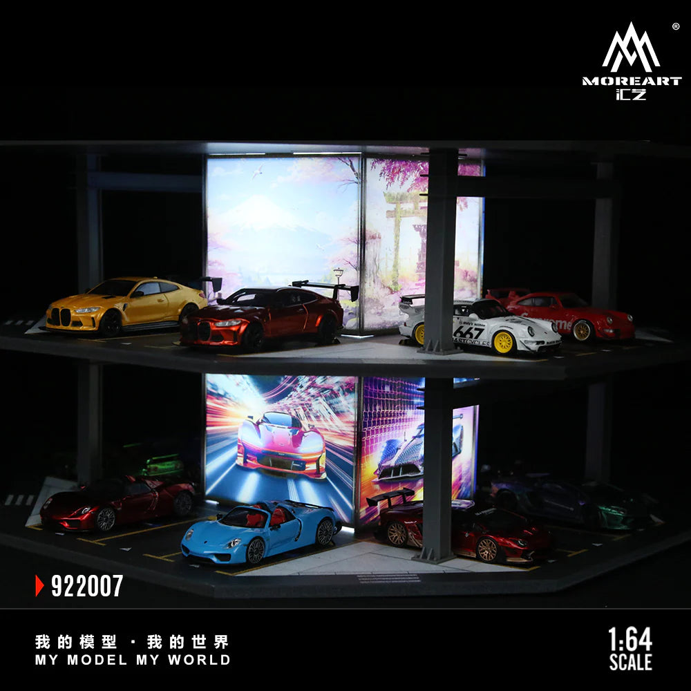 MoreArt 1/64-OCTAGONAL TOWER PARKING LOT O1 MODEL MO922007