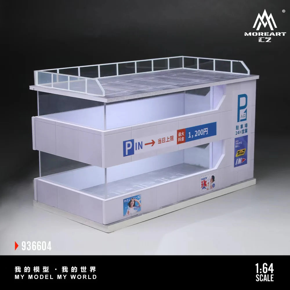 Japanese Parking Building Scene D – MoreArt 1:64 MO936604