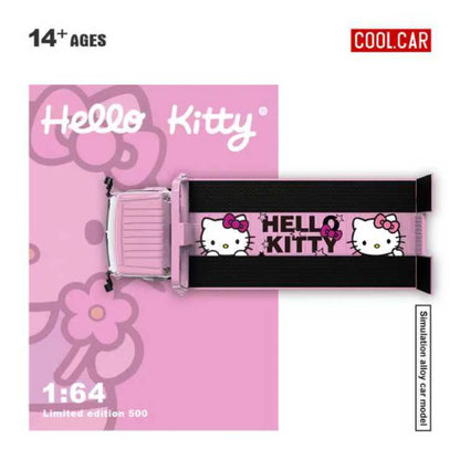 CoolCar 1/64 - Hino H300 Flatbed Trailer - Hello Kitty Livery CC647221