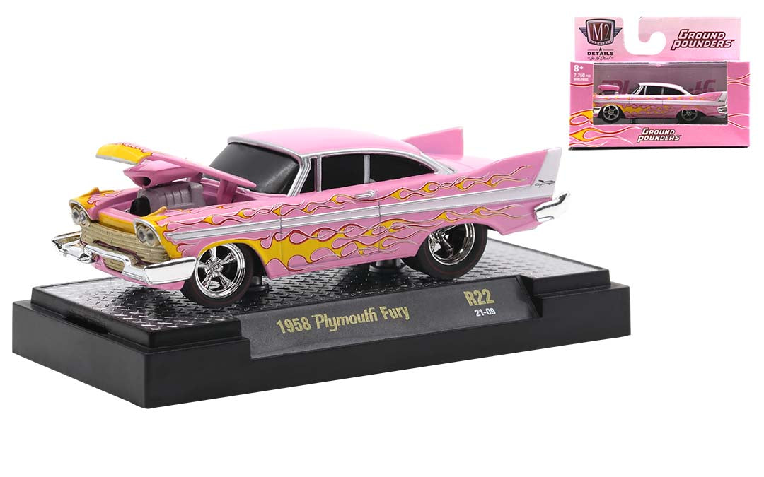 1958 Plymouth Fury – M2 Machines Ground Pounders Release 22 (32161-22C)
