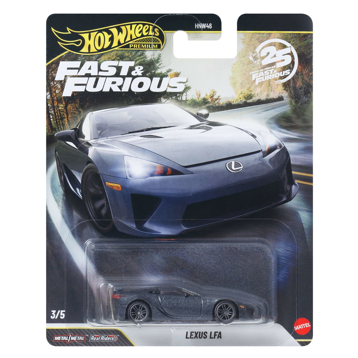 3/5 Hot Wheels Premium 1:64 Lexus LFA – Fast &amp; Furious 2026 JHW66