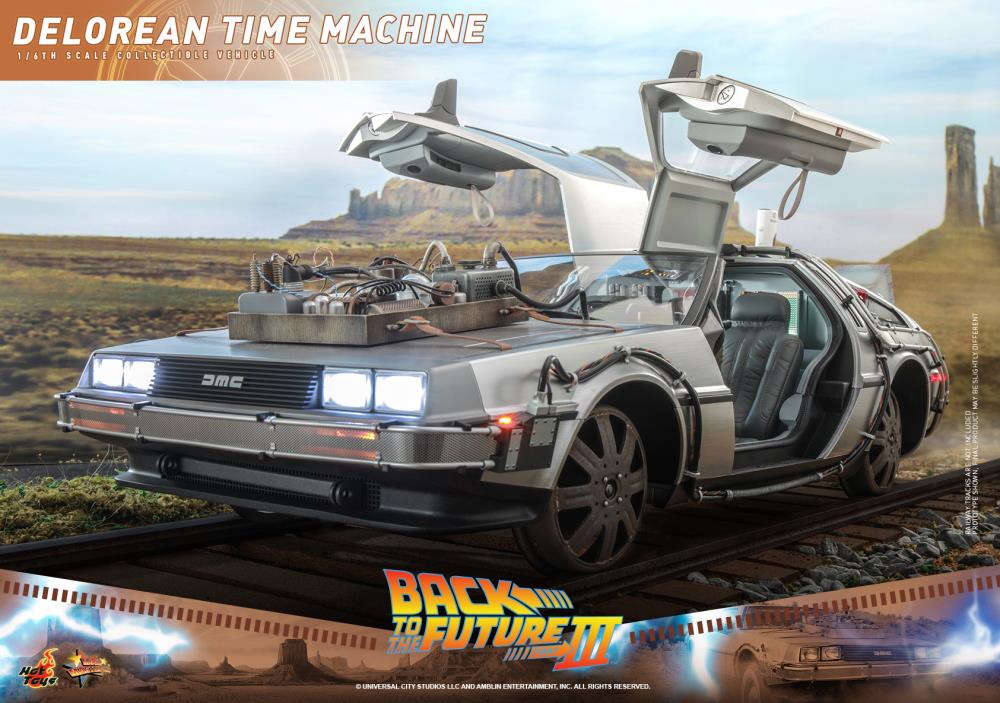 Back to the Future Part III DeLorean Time Machine 1/6th Scale