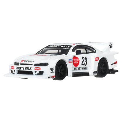 3/5 Hot Wheels 1:64 Car Culture 10th Anniversary 2026 U Case – Aérostyles – LB Super Silhouette Nissan Silvia S15 – JKF34