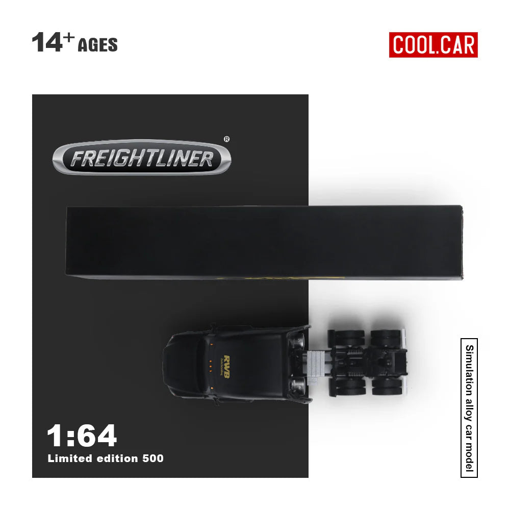 CoolCar 1/64 - Freightliner Container Truck- RWB CC800114