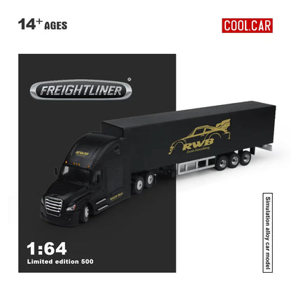CoolCar 1/64 - Freightliner Container Truck- RWB CC800114