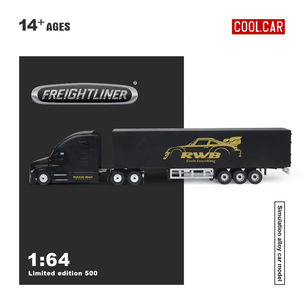 CoolCar 1/64 - Freightliner Container Truck- RWB CC800114
