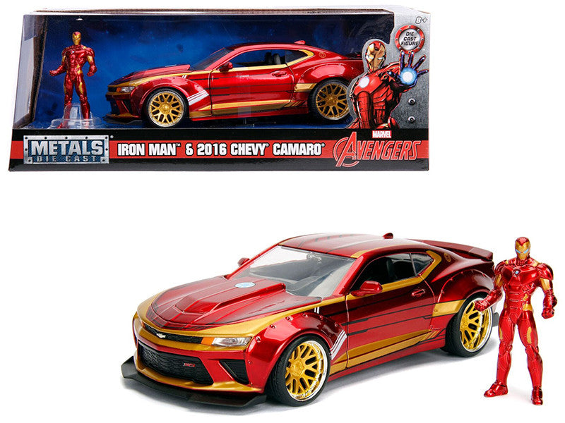 2016 Chevrolet Camaro SS with Iron Man Figure