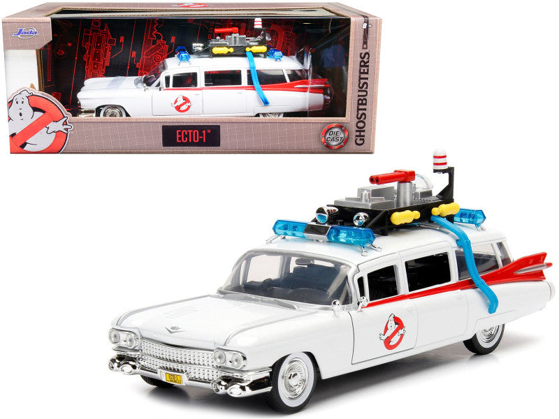 1959 Cadillac Ambulance Ecto-1 White &quot;Ghostbusters&quot; Movie