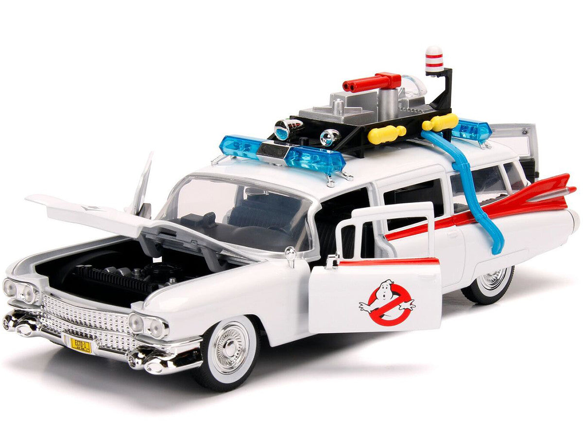 1959 Cadillac Ambulance Ecto-1 White &quot;Ghostbusters&quot; Movie