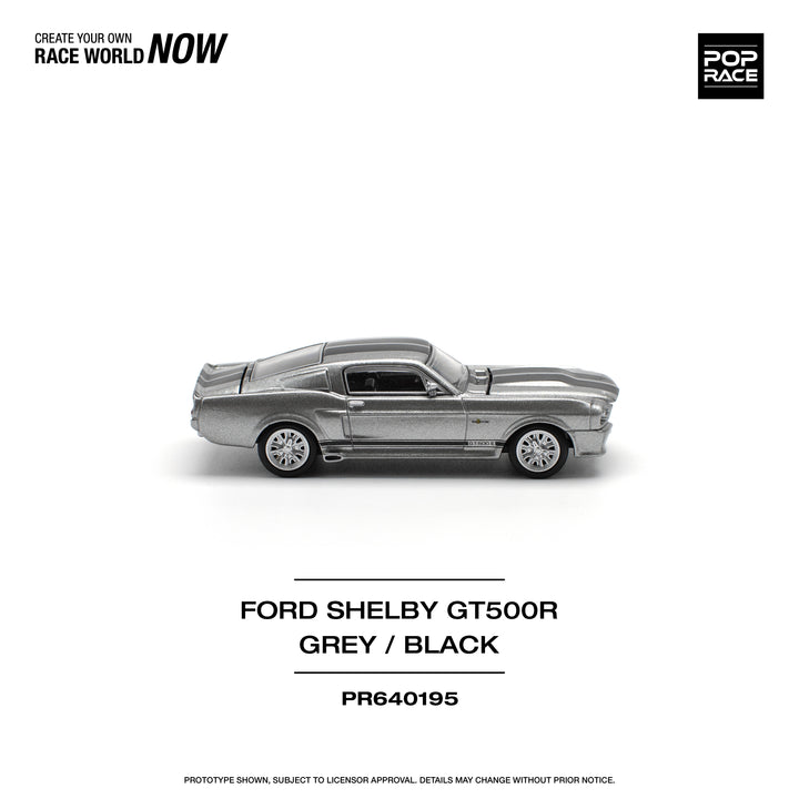 POPRACE-1967 SHELBY MUSTANG GT500 - GREY/BLACK (PR640195)
