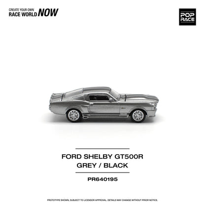 POPRACE-1967 SHELBY MUSTANG GT500 - GREY/BLACK (PR640195)