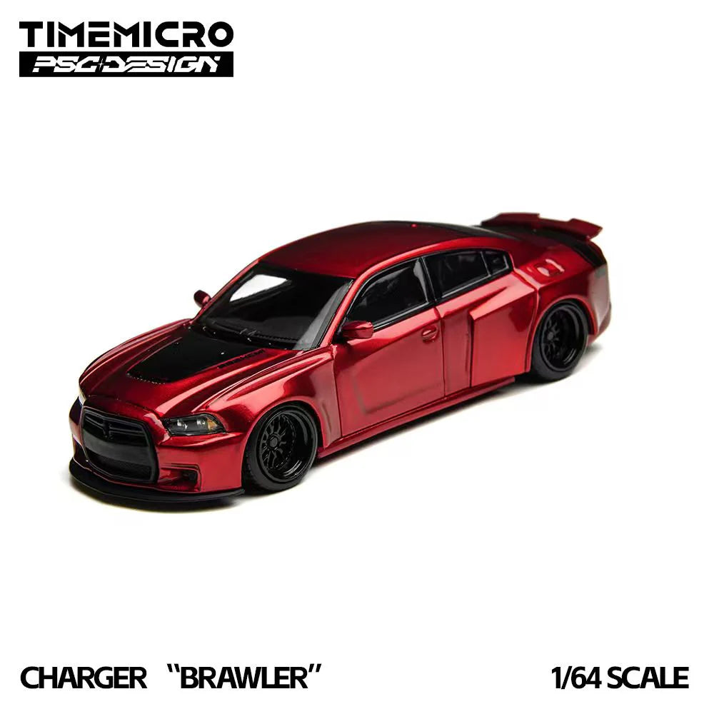 Charger « Brawler » rouge TimeMicro × PSC Design 1:64 TM648204