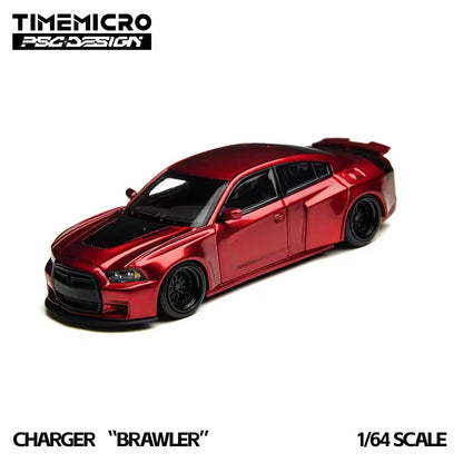 Charger « Brawler » rouge TimeMicro × PSC Design 1:64 TM648204