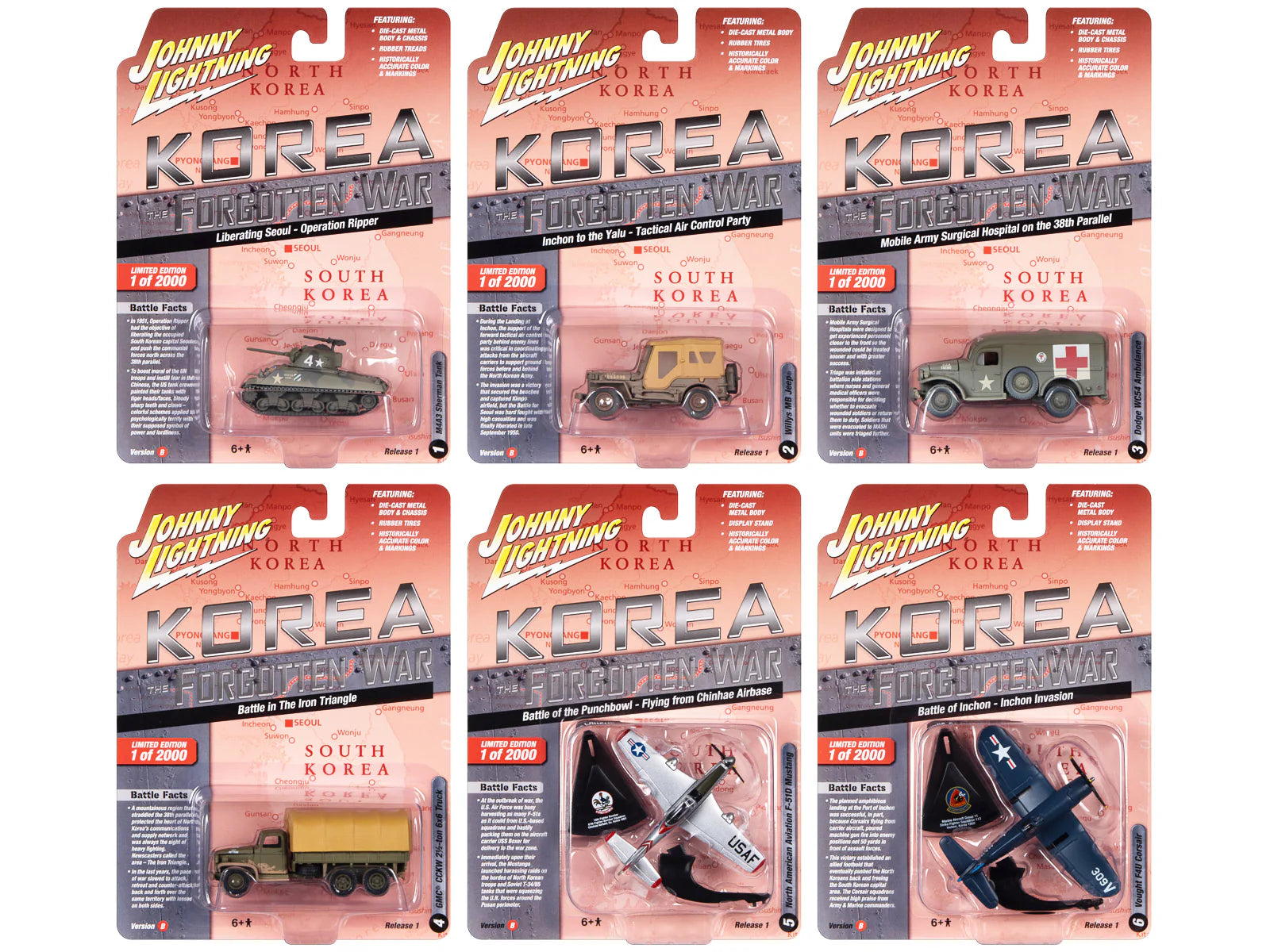 Ensemble 1/64 Set Military - 2023 Release 1B - Korean War