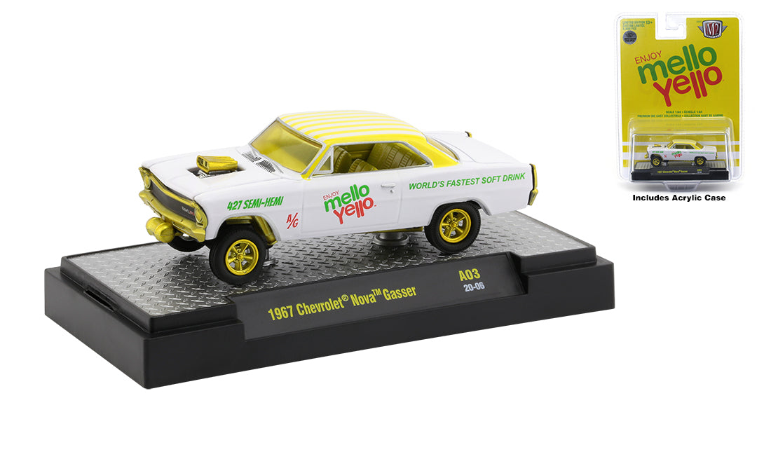 Chase Cars- Mello Yello, 1967 Chevrolet Nova Gasser