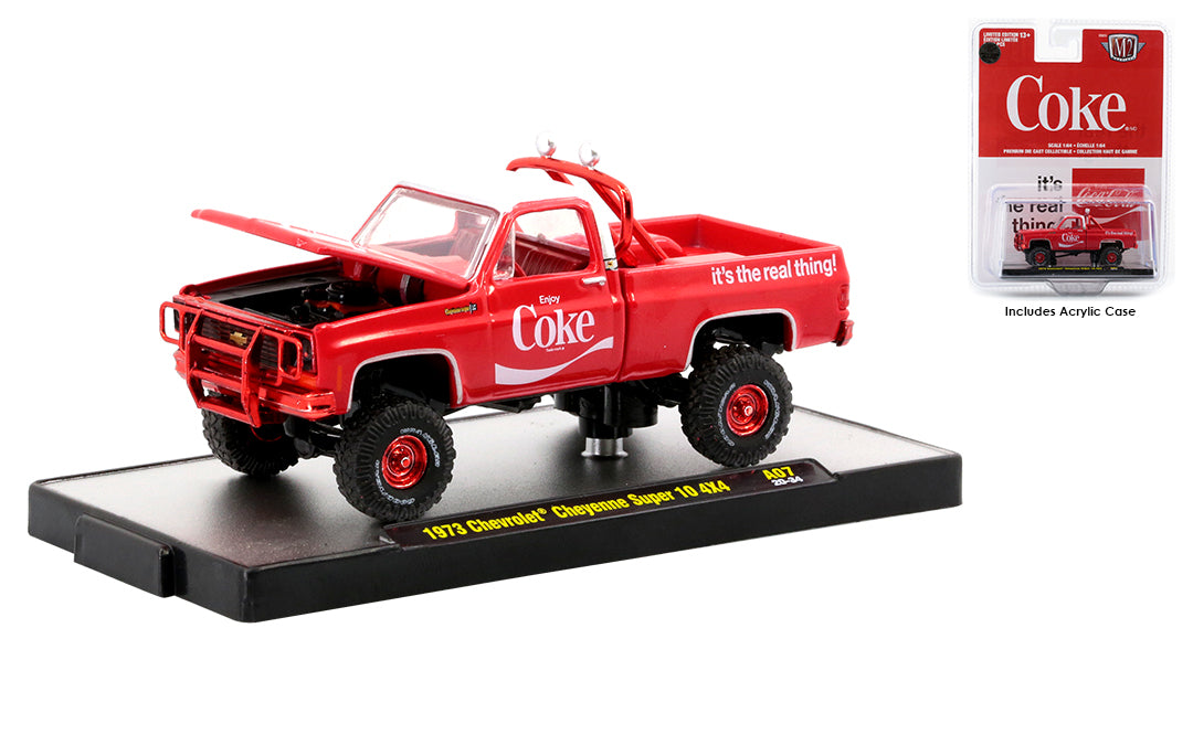 Chase Cars-Coca-Cola, 1973 Chevrolet Cheyenne Super 10 4x4