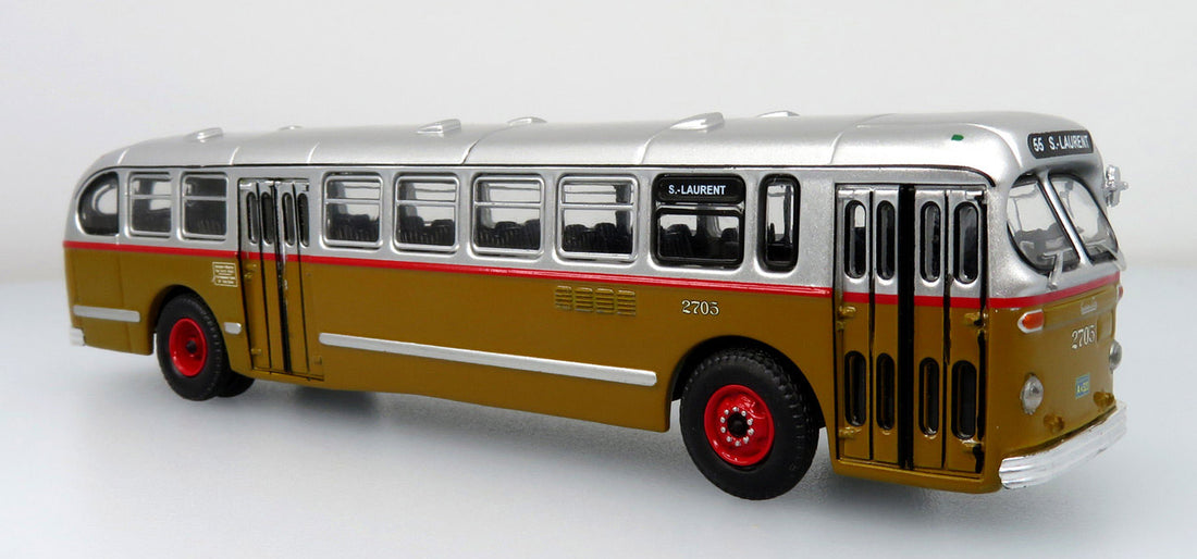 1952 CCF BRILL C-44 TRANSIT BUS: STM MONTREAL (Échelle-Scale 1:87)