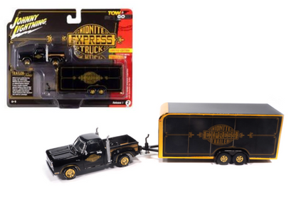 (1 par client) Dodge Midnite Express 1978 avec remorque fermée – Johnny Lightning 1:64 JLBT023-B
