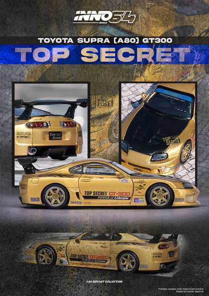 INNO64-TOYOTA SUPRA (A80) TOP SECRET GT300 IN64-A80TS-GOLD