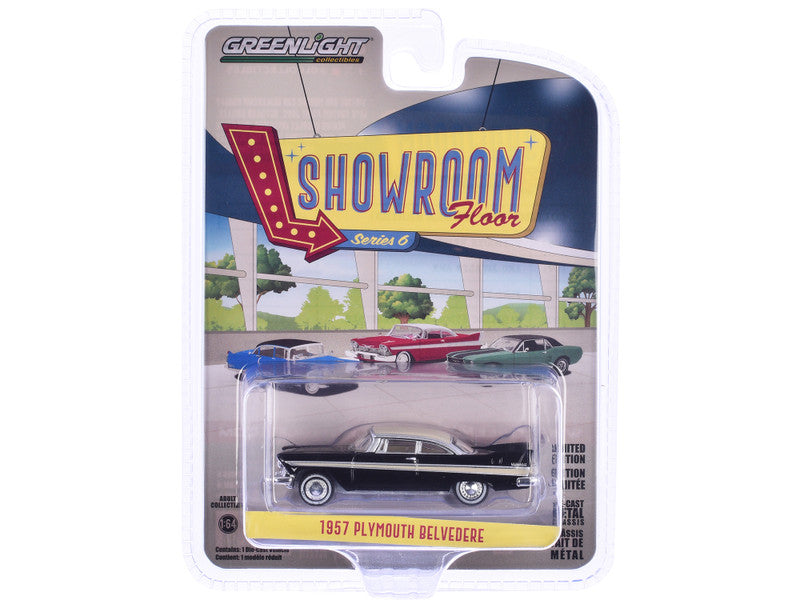 1957 Plymouth Belvedere Jet Black with Sand Dune