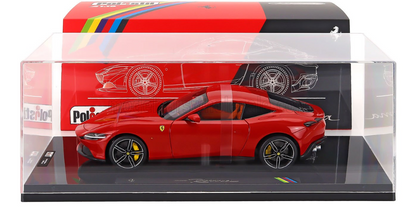 POLISTIL - 1/18- FERRARI -ROMA 2019 - WITH SHOWCASE - NUMBERED ONE BY ONE - ROSSO CORSA