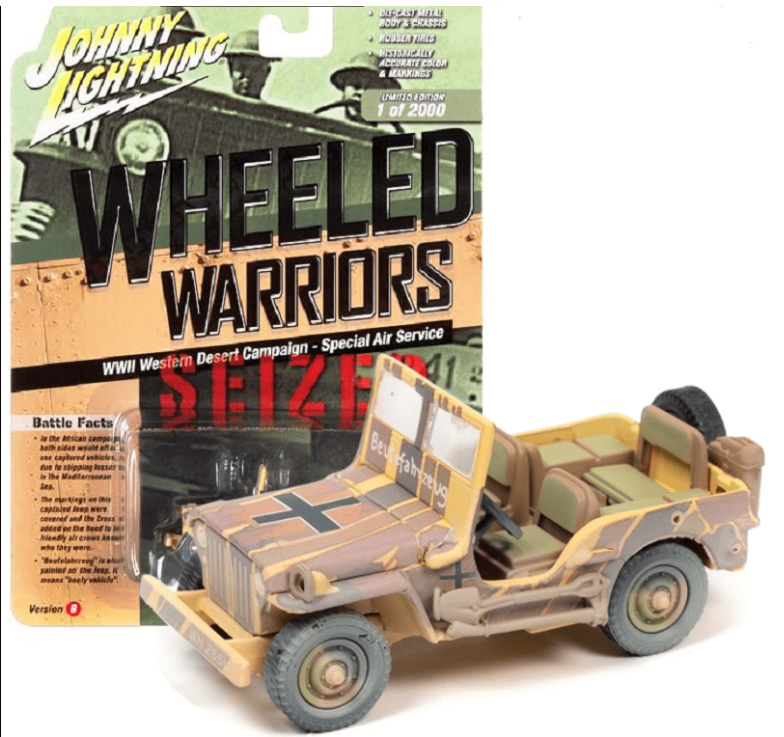 WWII Willys MB Jeep camouflage tan - JLML006-1B-4