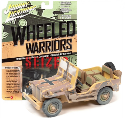 WWII Willys MB Jeep camouflage tan - JLML006-1B-4
