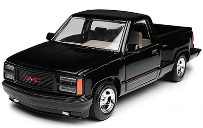  MotorMax 1:24 GMC Sierra GT Pickup 1992 – Noir 2 tons – Timeless Legends 73204AC-BK