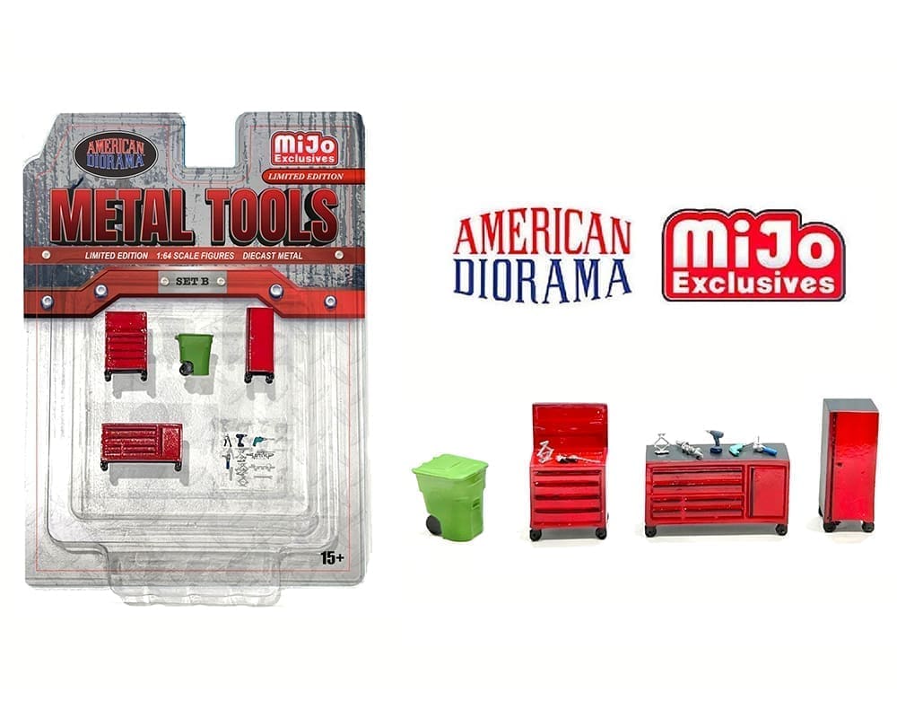 1:64 Metal Tools Set B Accessories