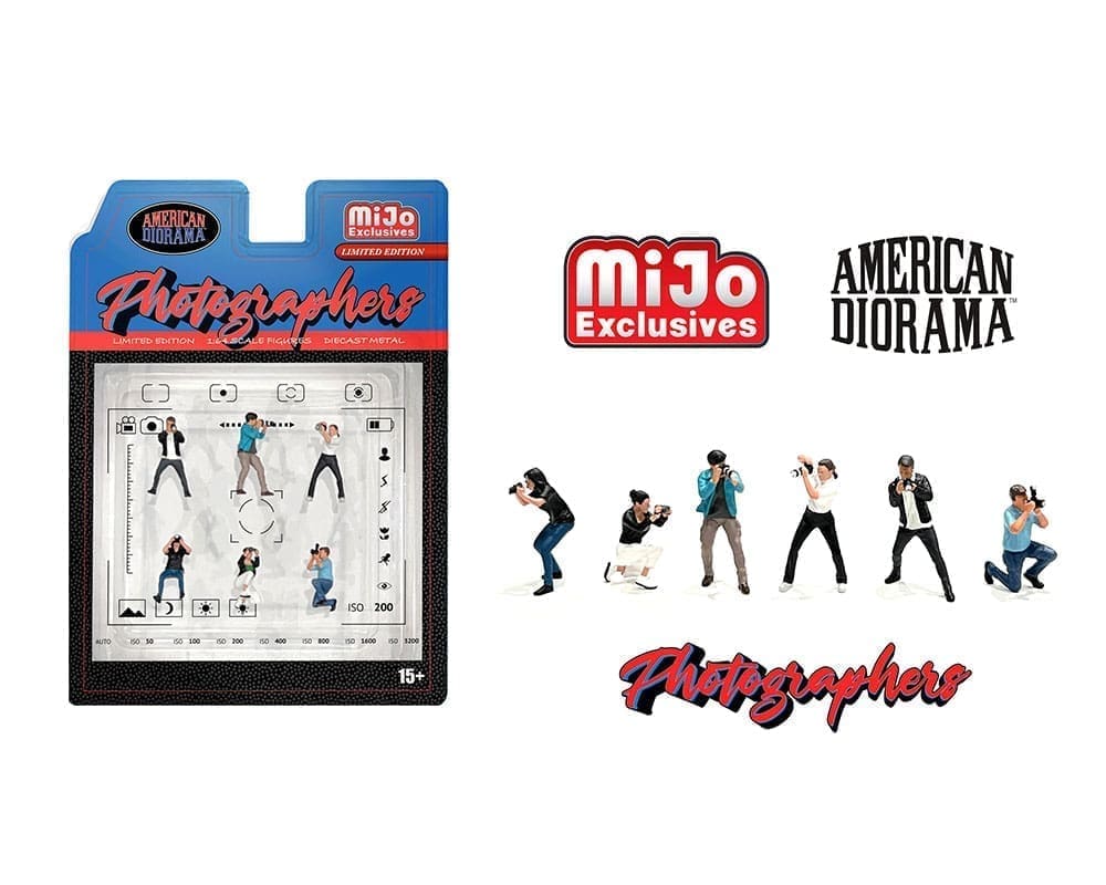1:64 Figurines Photographers Set