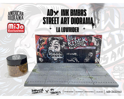 American Diorama 1/64 , LA Street Art Diorama Lowrider AD-2423MJ