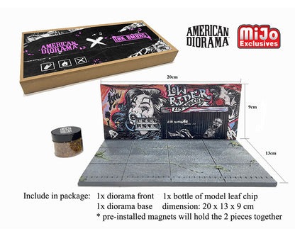 American Diorama 1/64 , LA Street Art Diorama Lowrider AD-2423MJ