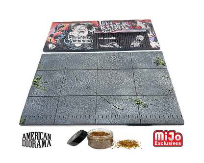 American Diorama 1/64 , LA Street Art Diorama Lowrider AD-2423MJ