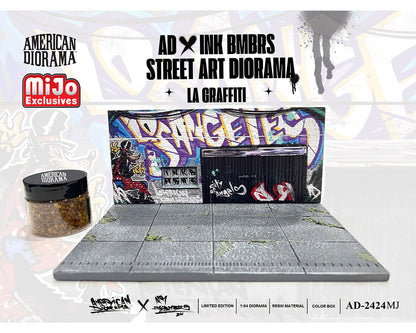 American Diorama 1/64, LA Street Art Diorama Graffiti AD-2424MJ
