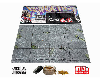 American Diorama 1/64, LA Street Art Diorama Graffiti AD-2424MJ