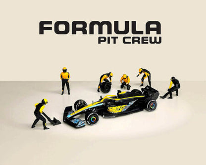American Diorama 1:64 Formula Pit Crew – Team Orange – MiJo Exclusives – AD-2441MJ