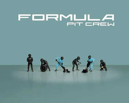 American Diorama 1:64 Formula Pit Crew – Team Black – MiJo Exclusives – AD-2444MJ