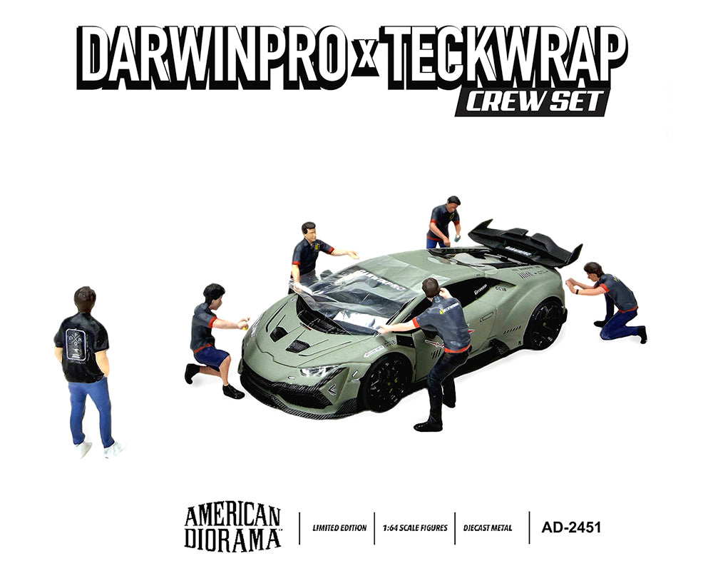 (PER-ORDER 2026) American Diorama 1:64- DarwinPro x Teckwrap Crew – MiJo Exclusives AD-2451MJ