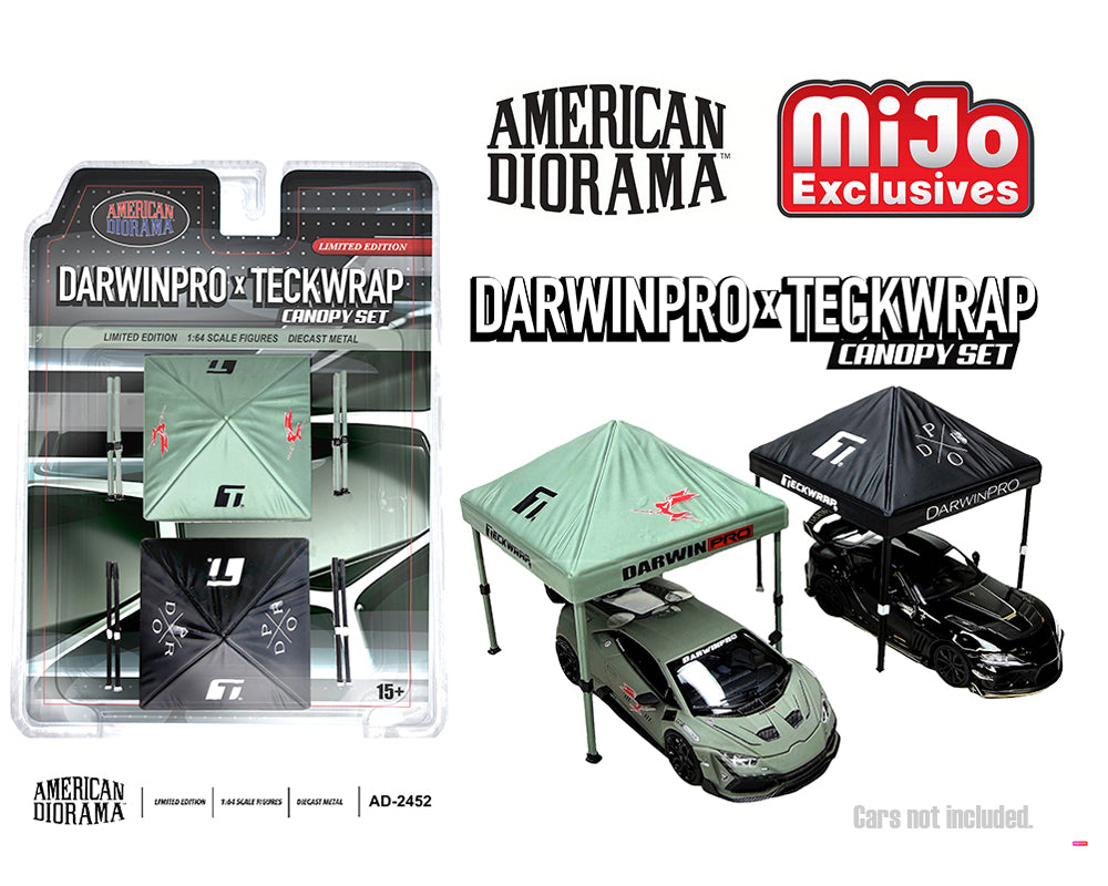 (PER-ORDER 2026) American Diorama 1:64-DarwinPro x Teckwrap Canopy set – MiJo Exclusives – Limited Edition AD-2452MJ