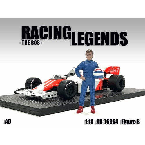 Figurine 1:18 Racing Legend - 1980s Driver B
