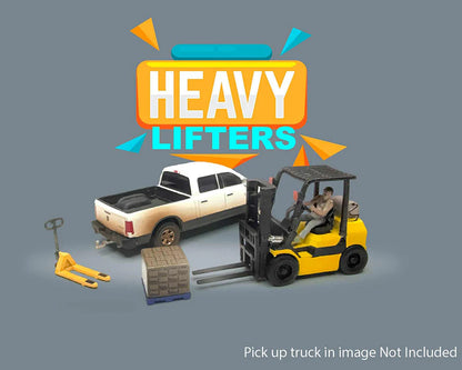 American Diorama 1/64-Heavy Lifters Forklift AD-2431MJ