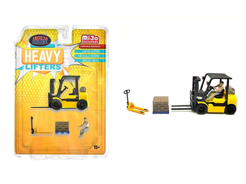 American Diorama 1/64-Heavy Lifters Forklift AD-2431MJ