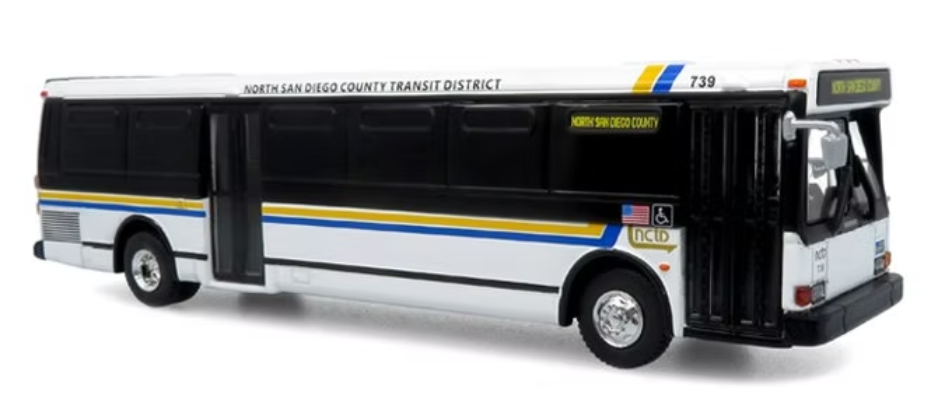 1980 Grumman 870 Transit Bus: NCTD - North County Transit District