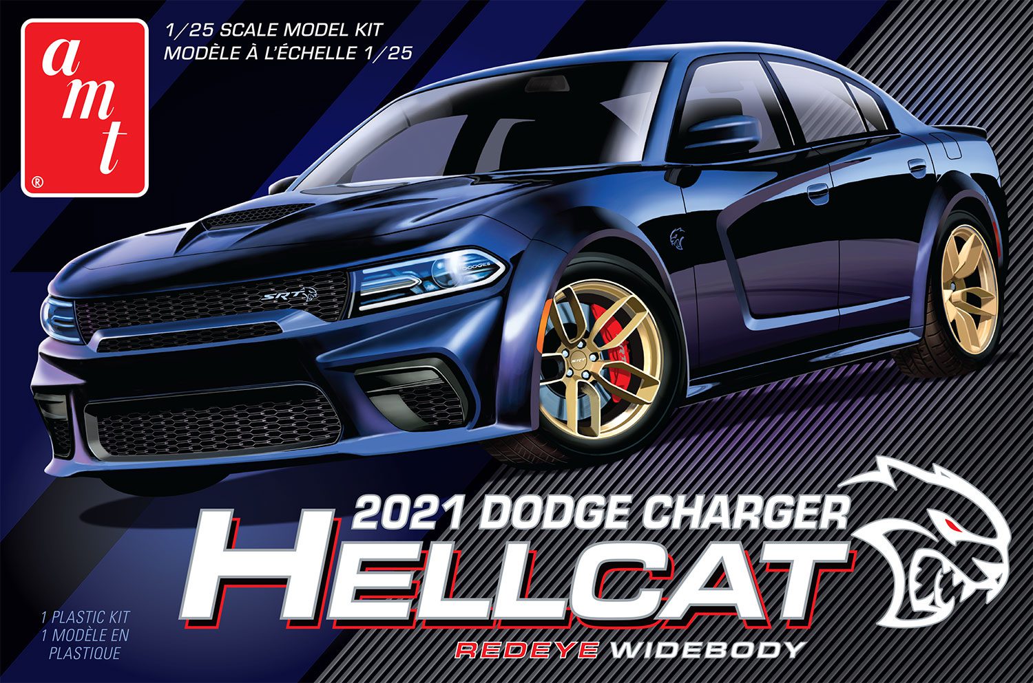 AMT 1:25 Dodge Charger Hellcat Redeye Widebody – AMT1325M