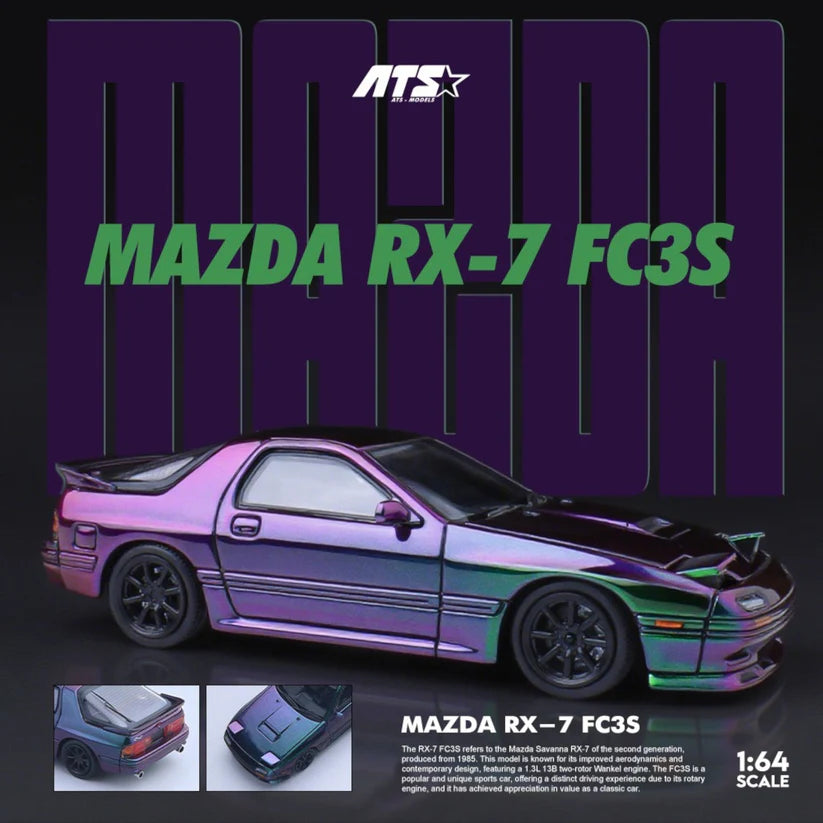 ATS MODELS 1/64- Mazda RX7-FC3S, chameleon - ATS880202