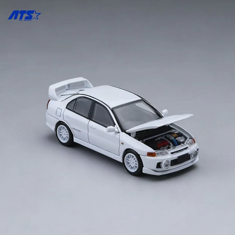 ATS MODELS 1/64- Mitsubishi EVO IV - White - ATS881001