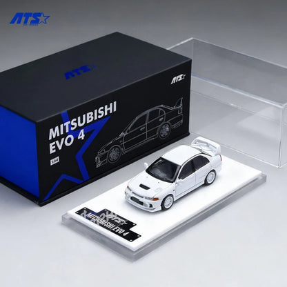 ATS MODELS 1/64- Mitsubishi EVO IV - White - ATS881001