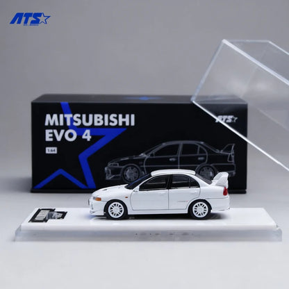ATS MODELS 1/64- Mitsubishi EVO IV - White - ATS881001