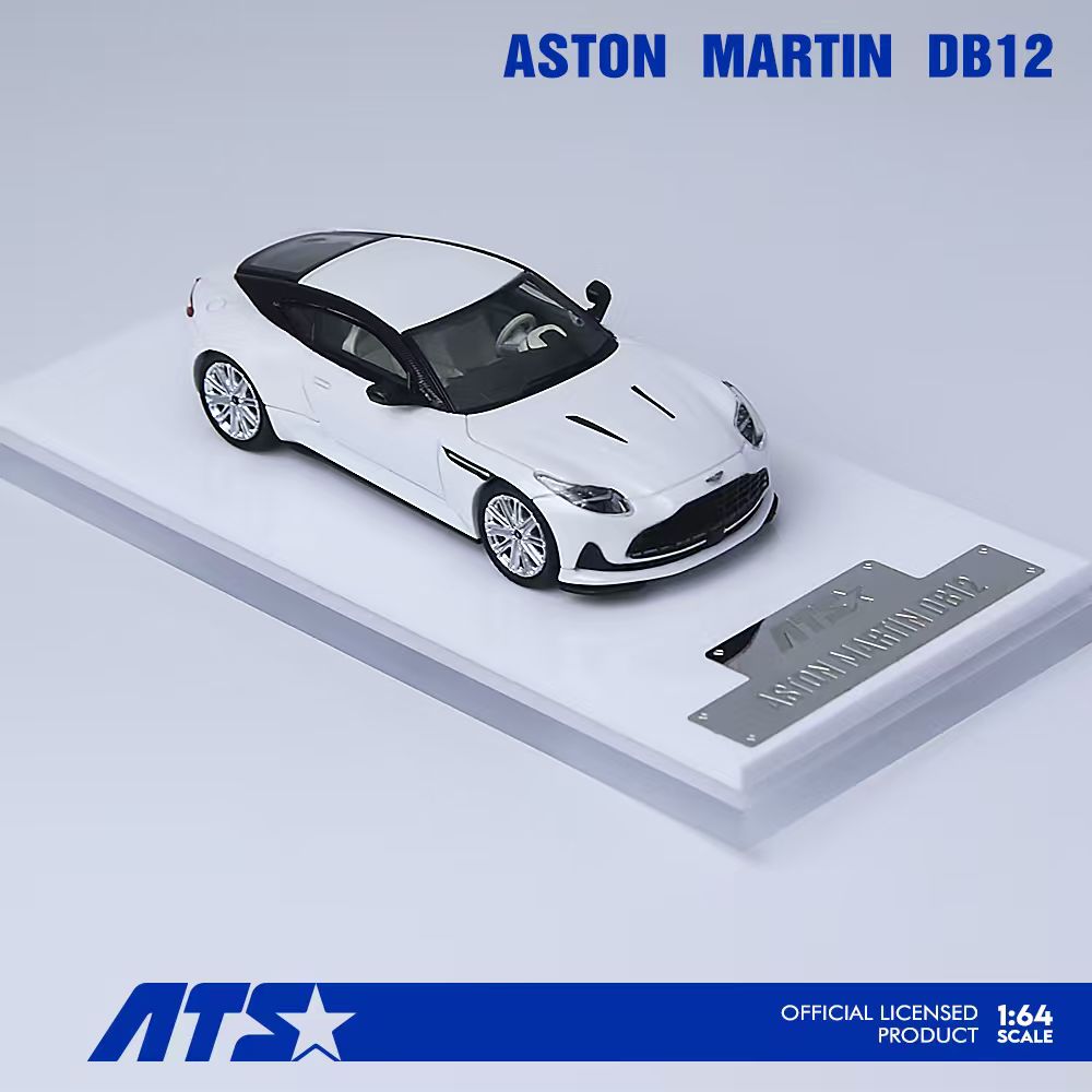 Aston Martin DB12 Pearl White – ATS Model 1:64 ATS881301
