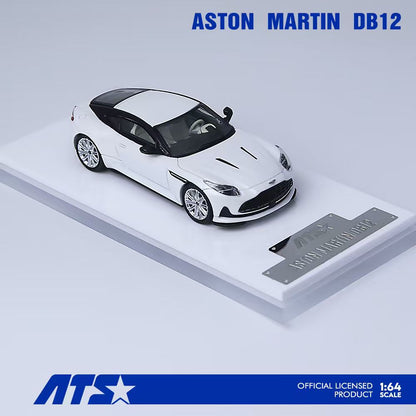 Aston Martin DB12 Pearl White – ATS Model 1:64 ATS881301